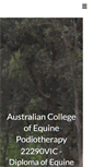 Mobile Screenshot of equinepodiotherapy.com.au
